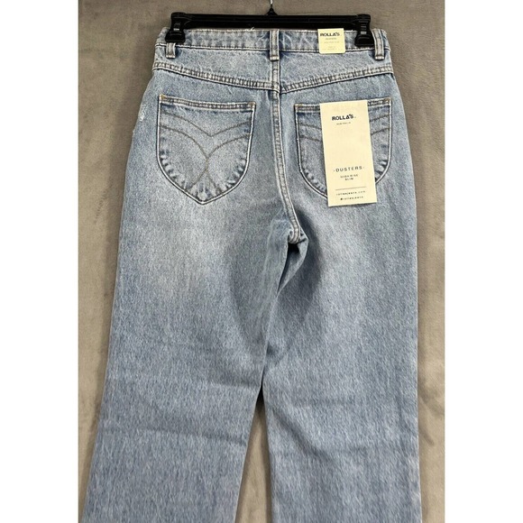 Free People Rolla's Duster High Rise Slim Jeans Size 25 in Old Stone - Picture 7 of 11